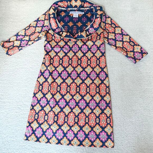 Gretchen Scott Ruffneck Midi Dress - US size S - Picture 1 of 11